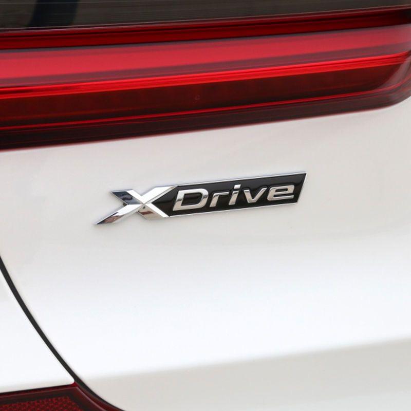 3D ABS Car Rear Trunk Emblem Badge Nameplate Xdrive Sticker For BMW Xdrive Logo 328i 320d 320i 530d 525d E60 F10 G20 Accessories