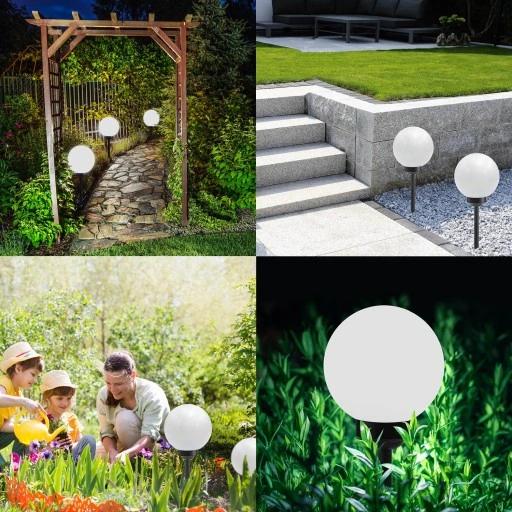 Ledowa Lampa Solarna 8X Led Solis 20Cm Do Wbijania