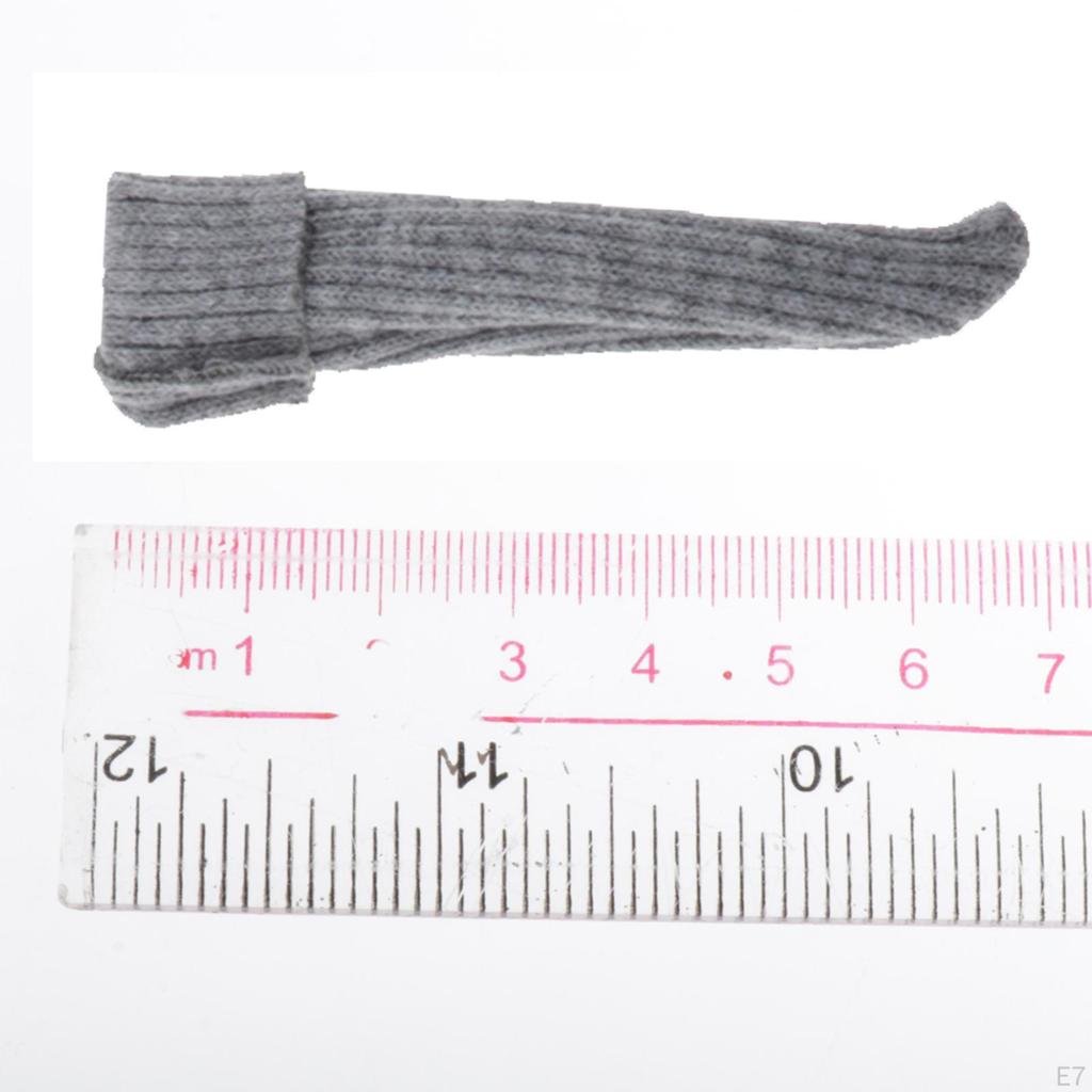 1/6 Girl Doll Long Socks Knitting Stocking Elastic and Cute for 30cm Girls