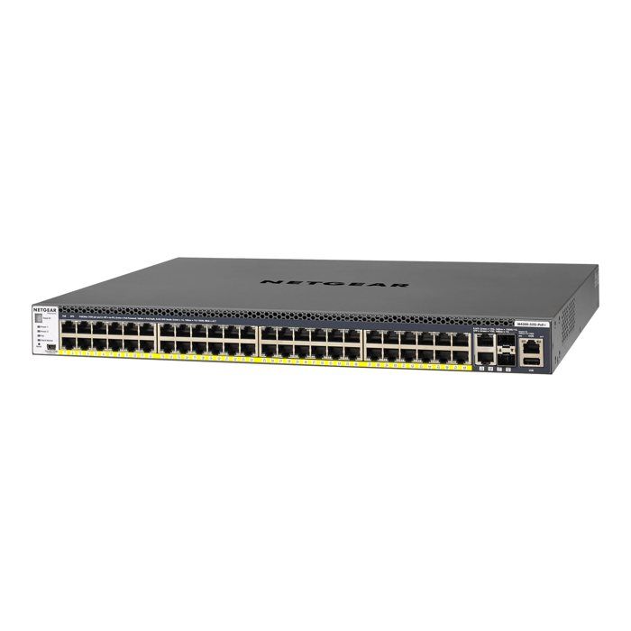Switch manageable - NETGEAR - M4300-52G-PoE+ - 48 ports 1G PoE+ - 4 ports 10G - 550W PSU