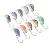 10PCS Built-in Rattle Hard Baits 3cm 1.5g Swimbait Lures Durable Crankbait Lures  Saltwater Fishing