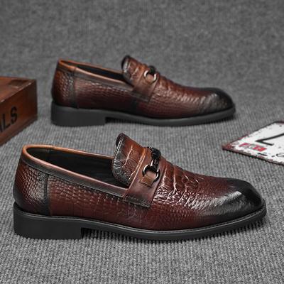Fashion Sneakers Mens Dress Shoes Retro Male Leather Business Male Baroque Shoes Casual Outdoor Mens Oxford Footwear