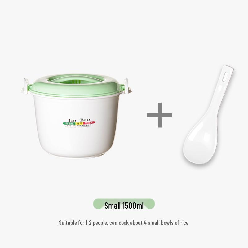 Microwave Rice Cooker and Steamer Lunch Box Set with Noodle Bowl and Utensils