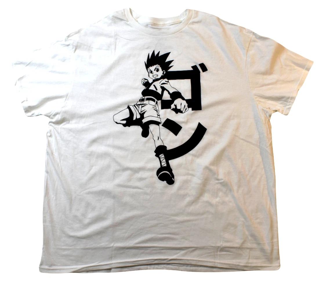 

Hunter X Hunter Men s Gon Line Art Anime White Shirt New 2XL M
