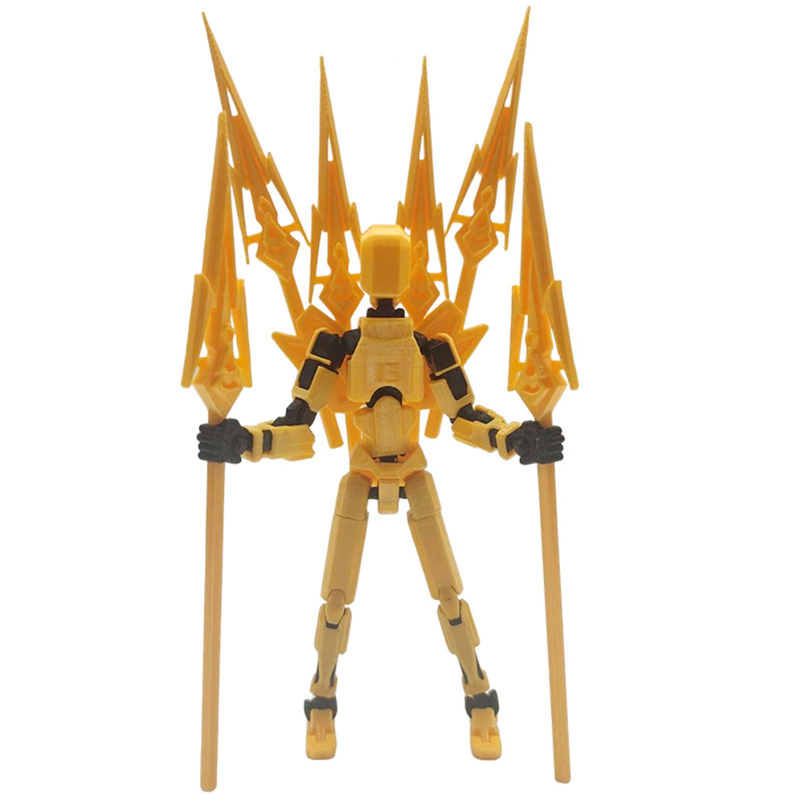 

Набор мобильных кукол, 3D-печатная мобильная кукла-робот Титан, подвижная мобильная кукла, подходит для коллекционеров, украшение рабочего стола One Size