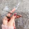 Myopia Glasses For Women Men Retro Blue Light Blocking Computer Glasses Polygon Metal Thin Frame Optical Eyeglasses 0 To -600