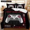 Set Copripiumino Gamer Pulsanti Azione Consolle Giochi Copripiumino Ragazze Ragazzi Giovani Adulti Videogioco Poliestere Copripiumino