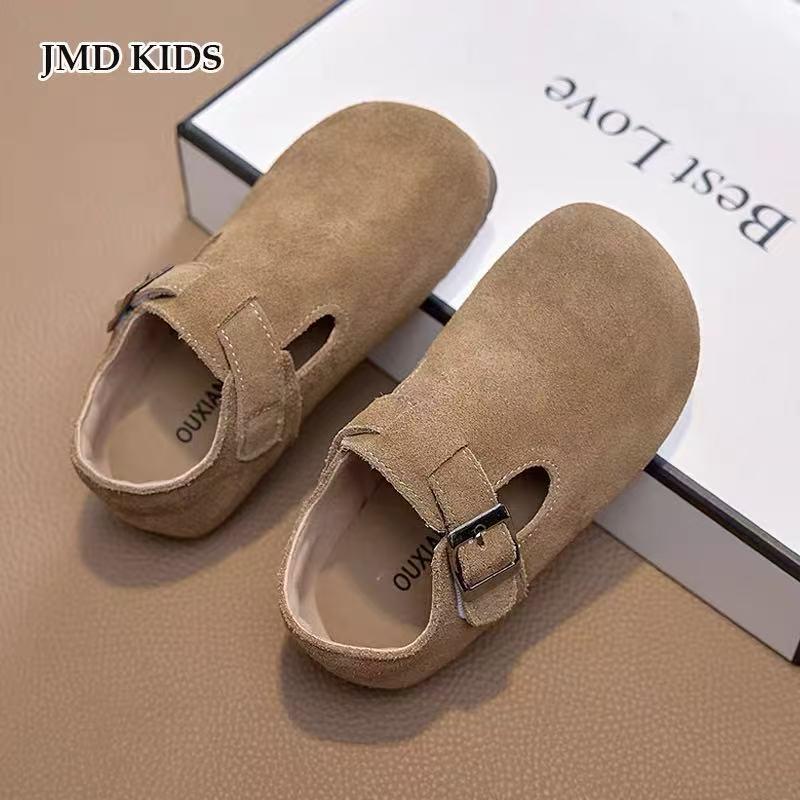 2025 Winter Kids' Birkenstock Soft Sole Moccasins: Trendy, Warm Cotton Shoes for Boys and Girls