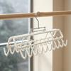 Multifunctional Closet Storage Hanger With 20 Non Slip Hooks Perfect For Organizing Bras Ties Belts Saving Wardrobe Space