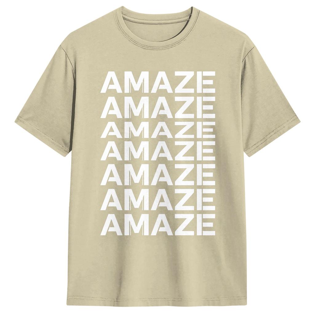 Project Hail Mary AMAZE White Unisexs T Shirts Vintage Tees Short Sleeve Round Neck TShirts Pure Cotton Birthday Present Tops