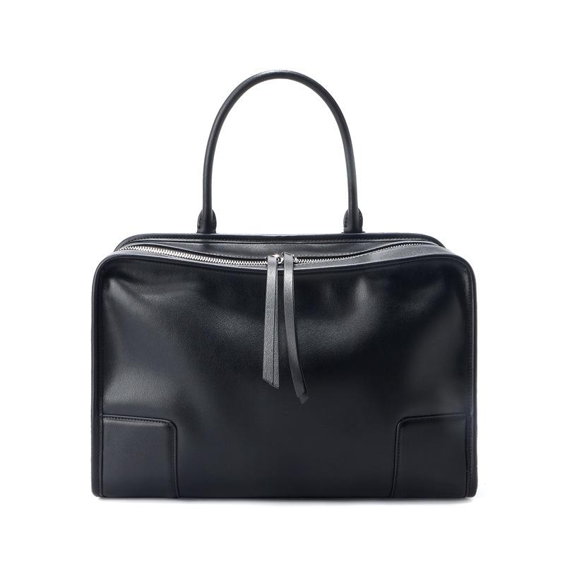 Amazona Women`s Genuine Leather Bowling Bag