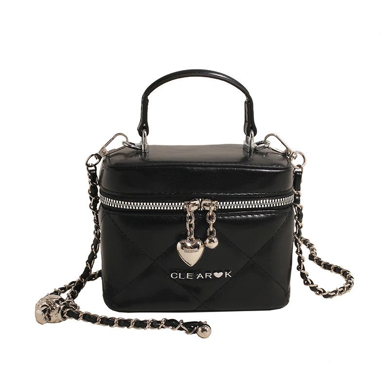 Xiaoxiangfeng Handtasche Tasche 2025 neuer Stickgarn vielseitige Box-Tasche High-End-Mode einfache Schulter-Umhängetasche