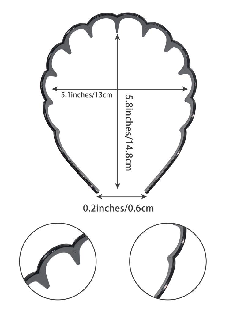 2/3Pcs Set Fashion Hair Bands for Women Non-slip Headband Wave Resin Simple Hair Hoop Face Wash HairBand Girl Hair Accessories