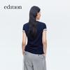 Women's Two-Piece Knit Short-Sleeve Top