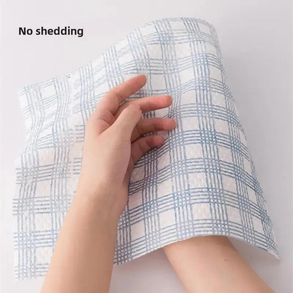 Water Absorbent Lazy Dishwashing Cloth Oil Absorbent Washcloth Dishcloth Disposable Kitchen Towel