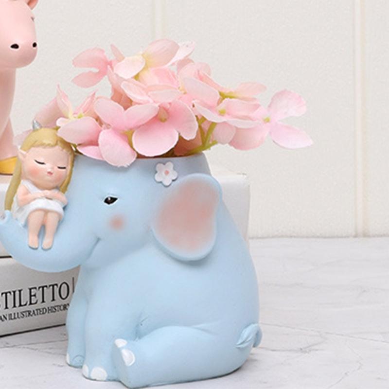 Succulents Flower Pot Resin Silicone Mold Suitable for Diy Garden Concrete Flower Pot Pen Holder Crafts Home Decor