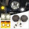 1157 Amber Turn Signal White Running Light Fit For Harley Street Road Gilde 2x