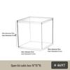 Exquisite Flip-Top Transparent Acrylic Candy Box for Wedding Favors