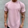 2023 Men's New English Letter Fashion High Quality Street Fitness Print Short Sleeve Casual 100% Cotton Round Neck T-shirt S-4XL