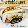 Cute Cartoon Cat Pencil Case Student Stationery Box Large Capacity High Value Boys and Girls Pencil Case Stationery Pencil Case