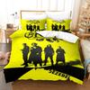 Popular The Rasmus Bedding Set Single Twin Full Queen King Size Duvetcover Adult Boys Bedroom Anime Bed Sheet Set