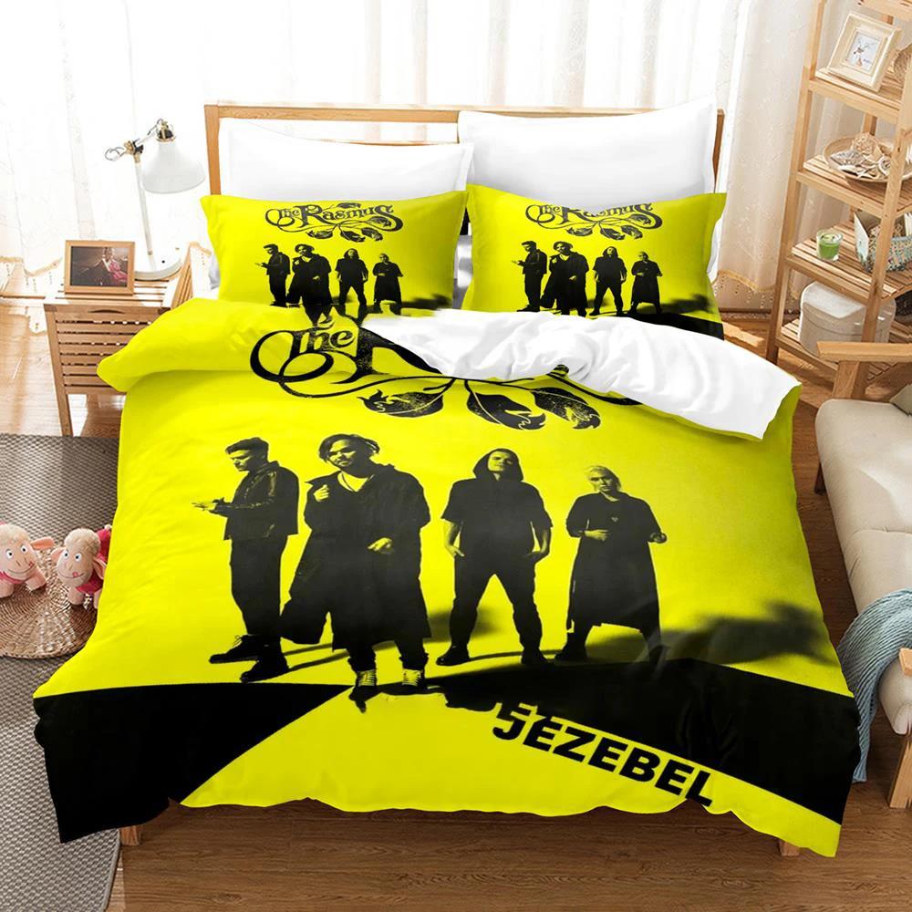 Popular The Rasmus Bedding Set Single Twin Full Queen King Size Duvetcover Adult Boys Bedroom Anime Bed Sheet Set