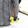 Bag Pendant Eco-Friendly Imitation Leather Rocking Horse Keychain with Rope Lanyard Wing Design Bags Car Accessories