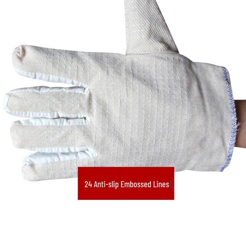 Heavy-Duty Canvas Welding & Work Gloves (10 Pairs)