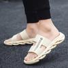 Men's Summer Large Size Non-slip Deodorant Breathable Slippers Spring Soft Sole Thick Heel Beach Slippers