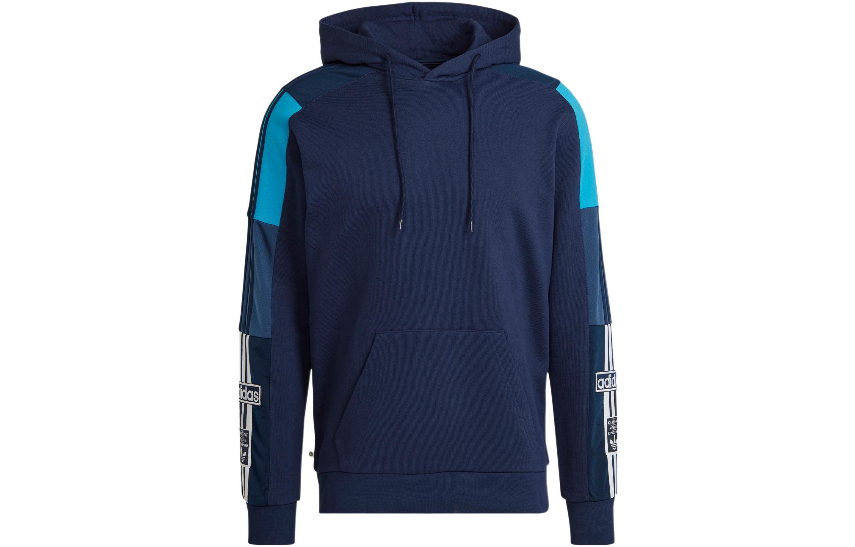 Adidas Originals ADICOLOR HOODIE Sweatshirt Men s Blue HK7478 S