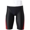 Mizuno FX SONIC SYNERGY Half Spats Size 96 X Size FINA Men's (N2MBA030), (Black Red), 2XS, Approved.