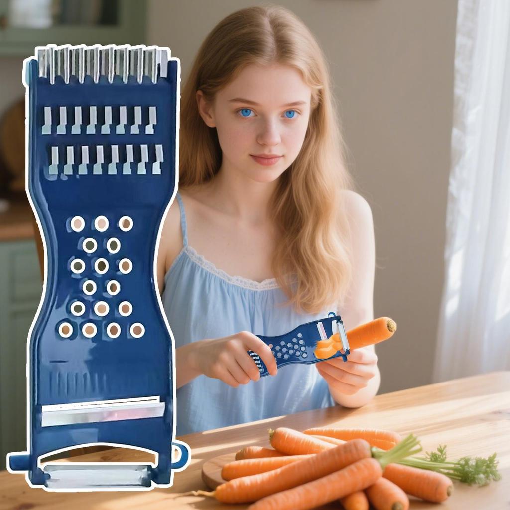 Potatoes Graters for Kitchen Multifunctiona Potato Grater Comfortable Grip Vegetable Chopper Non-Slip Kitchen Slicer for Garlic