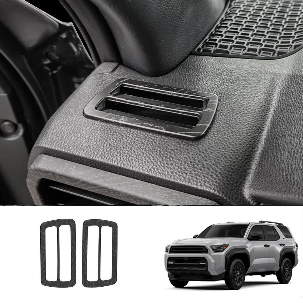 For Toyota 4Runner 2025 Accessories Air Vent Trim Car Dashboard Upper Decoration