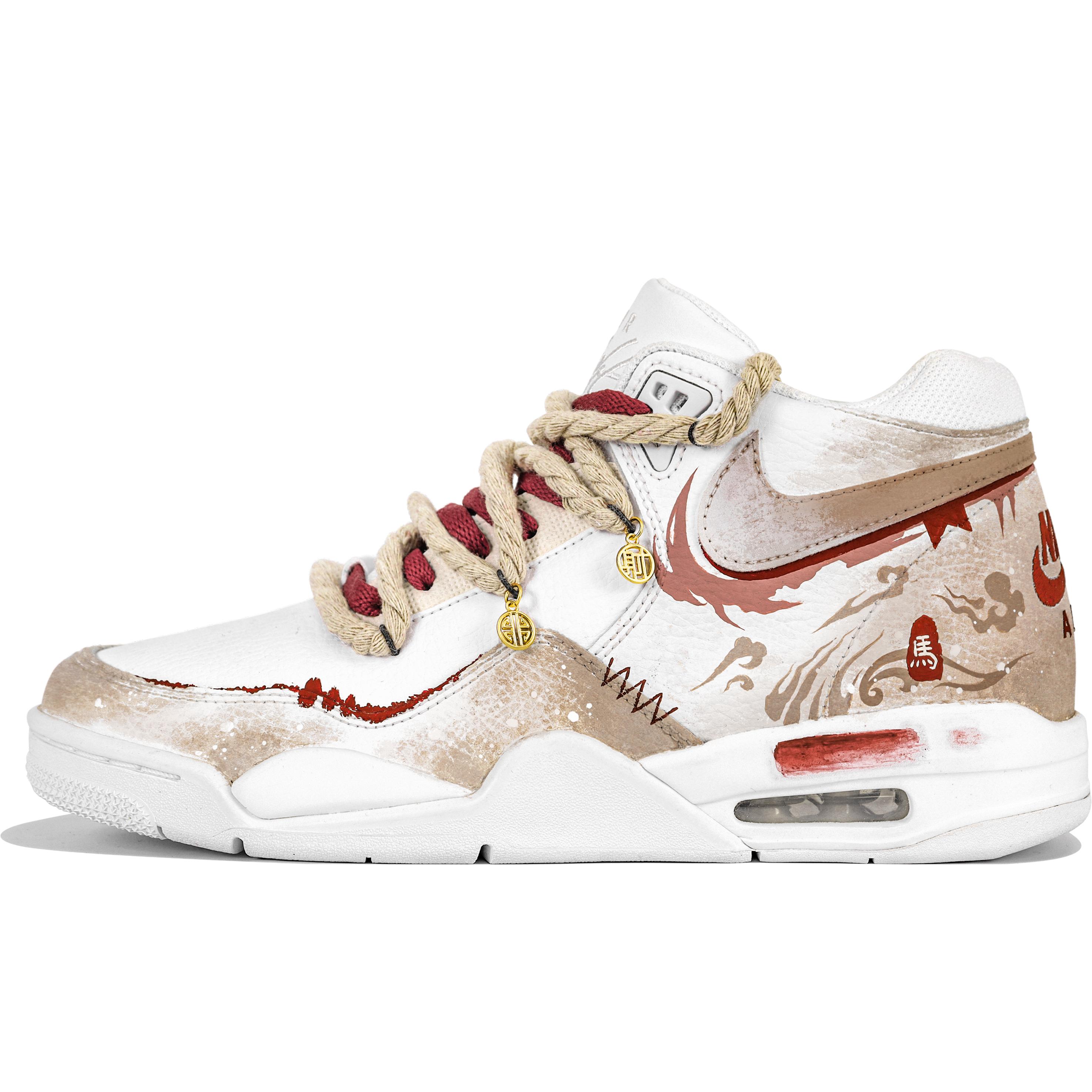 

Nike Flight Legacy Auspicious Burgundy, Horse Year Planning, Chinese Style, Trendy Ink Splatter Abrasion Resistant BQ4212-101(Team739-) 42