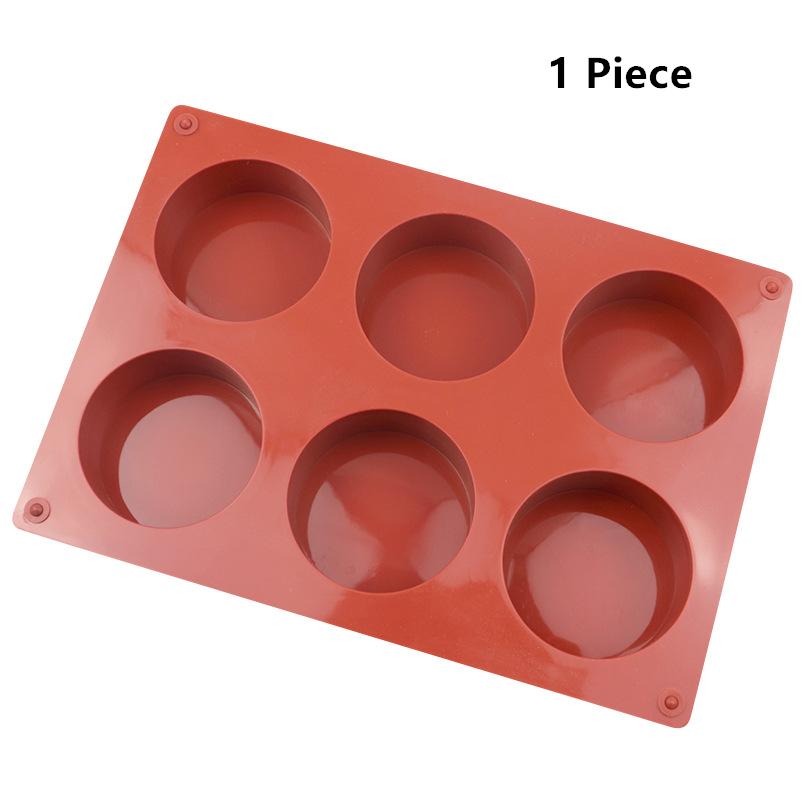 

Силиконовая форма для печенья, покрытая шоколадом, круглая цилиндрическая форма для выпечки конфет, брауни, желе, мыла, пудинга