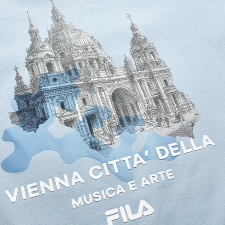 New FILA Sweatshirts Men's Ruoquan Blue F11M238202F-LB