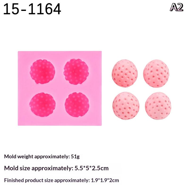 Fruit Strawberry Dessert Mousse Cake Mold Silicone Cake Decorations Reusable Baking Molds Kitchen Tools