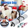 Christmas Wrapping Paper Storage Container Clear Gift Wrapping Paper Holder Bag for Easy Carrying