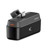 Black Powerbank KSIX BPB4800S01N - 4800 mAh - USB-C Male - Charging Via USB-C