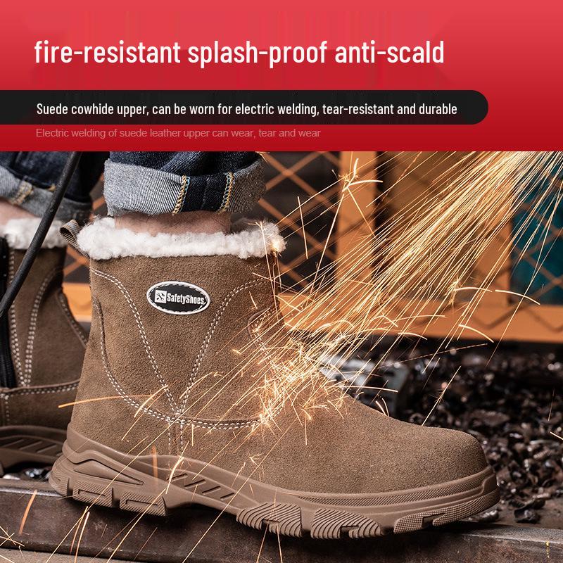 Winter-High-Top-Sicherheitsschuhe: Stoßfest, Durchstichfest, Unisex