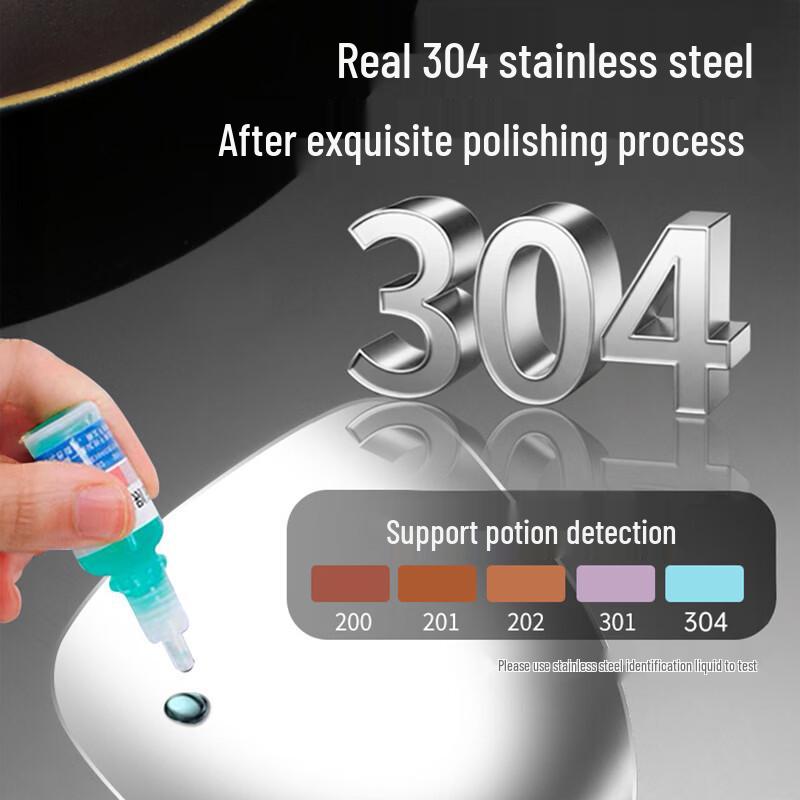 COOKSS 304 Stainless Steel Wok Spatula with Rosewood Handle