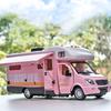 1:32 Luxury RV Recreational Vehicle Car Model Toy Diecast Metal Camper Van Motorhome Touring Car Model Sound and Light Kids Gift
