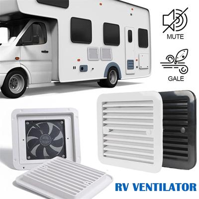 Ventilador de Ventilación de Aire de Refrigeración Unidireccional de 12V Protegido contra UV Motor de Bajo Ruido Autocaravana Caravana RV Piezas Accesorios 3000 RPM/Min