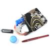 COCOLUCK Coco Luck Clasp Purse with Japanese Gold Nishijin Accessory Cigarette Made in Vertical Pattern, Brocade, Weave, Wallet, Case, Case, Pouch,