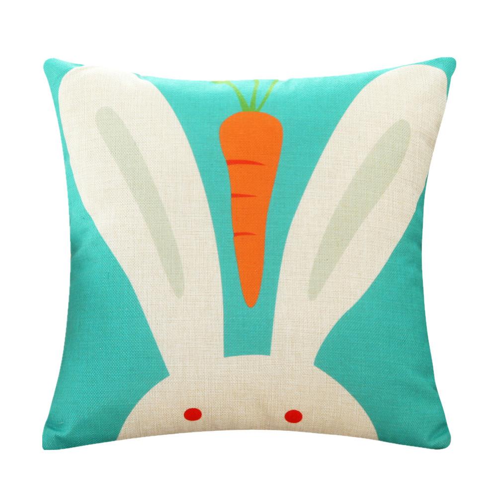 45x45cm Cartoon Animal Printed Cushion Cover Home Living Room Sofa Pillow Case Children Bedroom Decoration