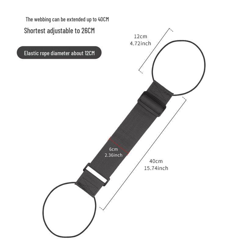 Elastic Luggage Packing and Bundling Strap for Suitcases