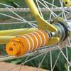 Bicicleta de metal resistente suporte de pé pinos traseiros Stunt Pegs apoio para os pés acessórios para bicicleta (dourado)