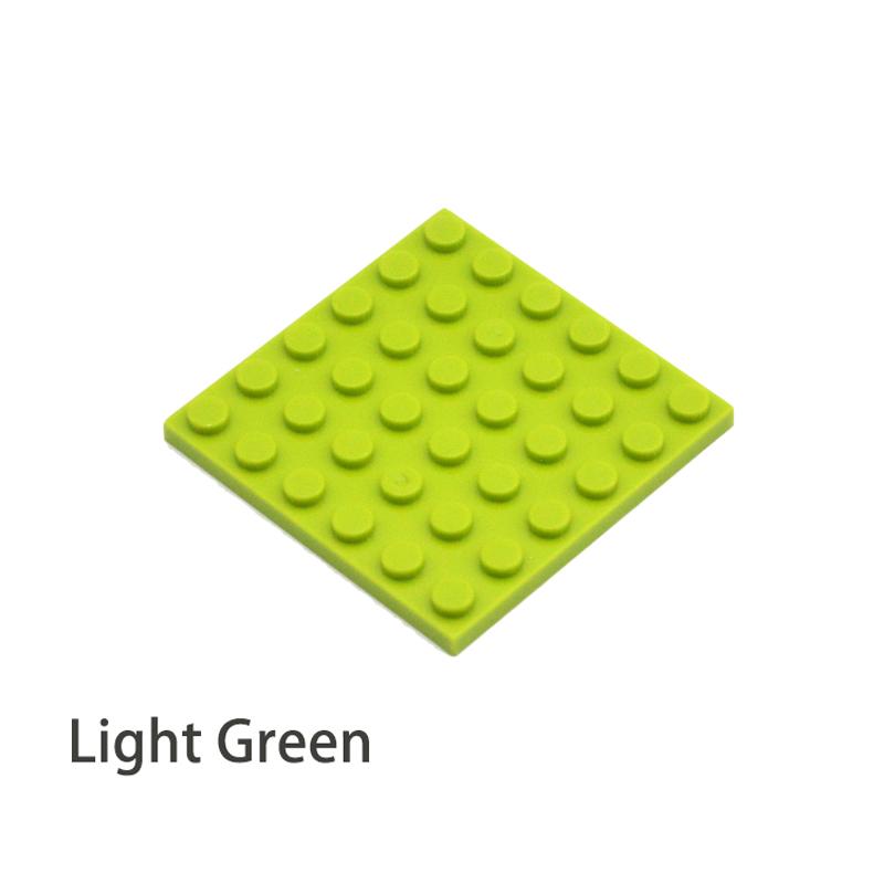 Non-Toxic 50Pcs Diy Building Blocks 6X6 Dots Thin Figures Bricks 12Color Educational Creative Size Compatible Brand Toys For Children 3958