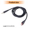 Durability Nylon Woven Headphone Cord for MMX100 Headphone Cable Easy Installation 3.5mm to Type C Replacement Wire