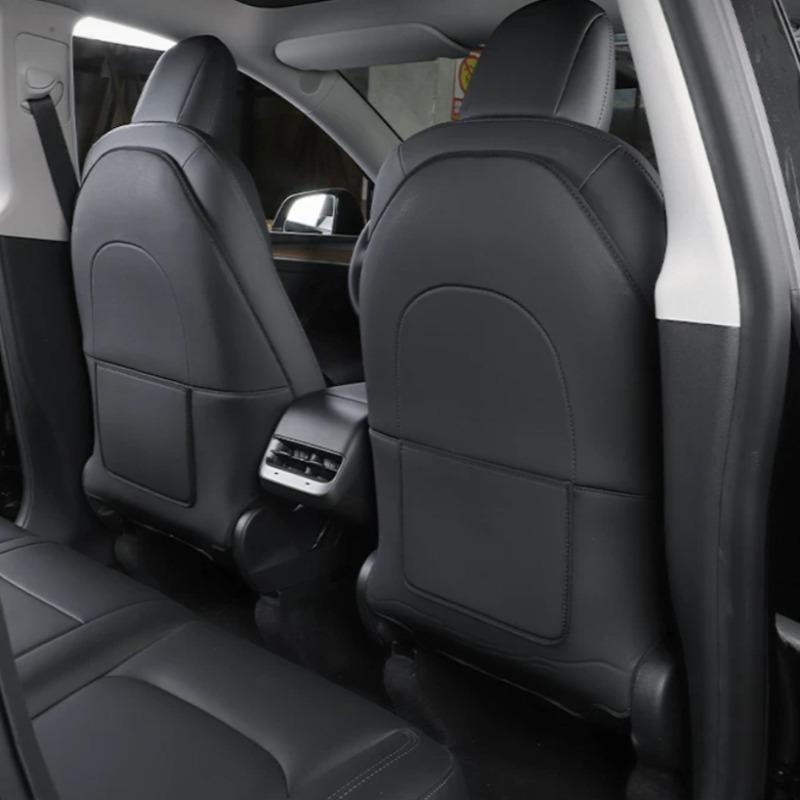 For Tesla Model 3 Highland/Model Y Juniper/Model Y/Model 3 -2026 Rear Seat Back Anti-Kick Pad Protective Cover Mod Car Parts
